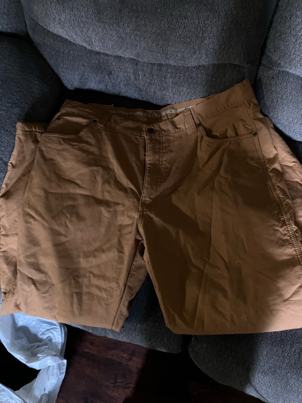 Casual Brown men’s fleece lined pants